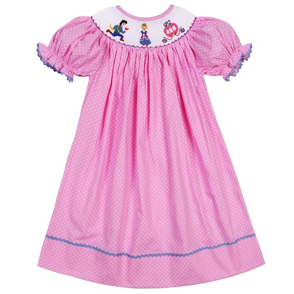 Smocked Bishop Dress- Prince and Princess - Picture 2 of 6